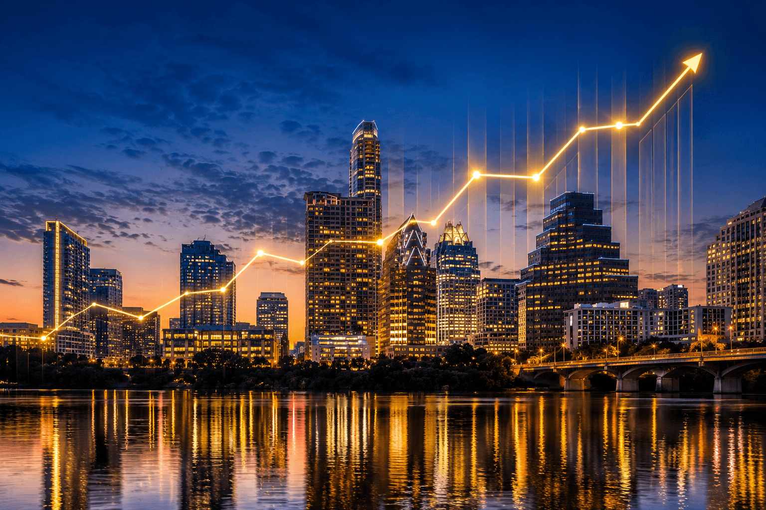 Austin skyline from a residential vantage point, representing long-term real estate value